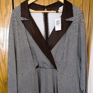 Torrid Houndstooth Mini Dress